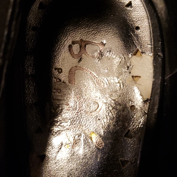 BCBG Black Leather Mary Janes Platforms - Picture 6 of 6